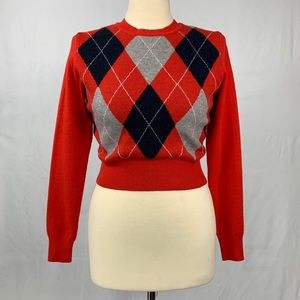 Forever 21 Red, White, & Blue Crew Neck Sweater
